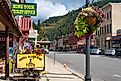 The picturesque main street in the historic mining town of Wallace, Idaho. Editorial credit: Kirk Fisher / Shutterstock.com.