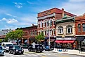 Odd Fellows Hall in historic town center of Exeter, New Hampshire. Image credit Wangkun Jia via Shutterstock