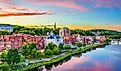 Augusta, Maine, downtown skyline.