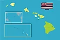 Hawaii sits in the Pacific Ocean.