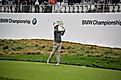 Keegan Bradley at the BMW Championship at Aronimink Golf Club. By Michael Stokes, CC BY 2.0, via Wikimedia Commons