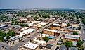 Aerial View of Spearfish, South Dakota in Summer.