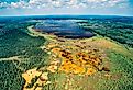 Aerial view of Manitoba landscape. Image credit Russ Heinl via Shutterstock.