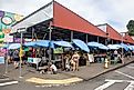 The Hilo Farmer's Market in Hilo, Hawaii.