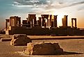 Sunrise in Persepolis, capital of the ancient Achaemenid Kingdom in Iran.
