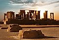 Sunrise in Persepolis, capital of the ancient Achaemenid Kingdom in Iran.