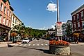 Main Street near the National Baseball Hall of Fame in Cooperstown, New York. Image credit: Michelangelo DeSantis / Shutterstock.com.