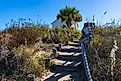 Stairway to Chapel on The Dunes in Port Aransas, Texas.