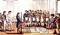 Masonic initiation, Paris, 1745. By Unknown author - http://de.wikipedia.org/wiki/Bild:Freimaurer_Initiation.jpg, Public Domain, https://commons.wikimedia.org/w/index.php?curid=454457