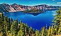 Summer View of Wizard Island at Crater Lake National Park in Oregon. (Credit: Laima Swanson / Shutterstock)
