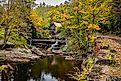 An old mill in the scenic Babcock State Park, West Virginia.