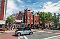 View of the historic downtown area in the town of Salem, Massachusetts. Editorial credit: Dan Hanscom / Shutterstock.com