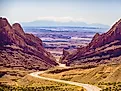 Spotted Wolf Canyon and US-50, Utah (Credit: Wes Gitta via Shutterstock)