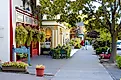 The shopping district of the town Niagara-on-the-Lake, Ontario, Canada. Editorial credit: Dennis MacDonald / Shutterstock.com