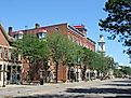 Central business district in Chillicothe, Ohio.