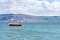 Boat at Sea of Galilee