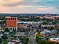 Downtown Rahway from an aerial view.