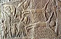 Assyrians flaying their prisoners alive.