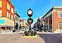 Downtown during Christmas decoration in Cape Girardeau, Missouri. Editorial credit: Steven Liveoak / Shutterstock.com.