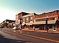 The village of Seneca Falls, New York, just before sundown. Editorial credit: debra millet / Shutterstock.com