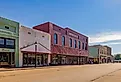 The old business district on Main Street, Ashdown, Arkansas. Image credit Roberto Galan via Shutterstock