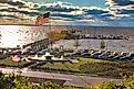 Beautiful evening view of Fairhope, Alabama