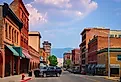 Downtown Butte, Montana, with charming historic buildings.