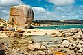 Castle Rock on Flinders Island, Tasmania