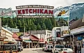 Downtown Ketchikan, Alaska. Image credit Charles HHuang via Shutterstock