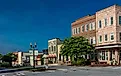 Street view in Senoia, Georgia. 