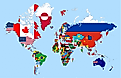 Political map of the world.