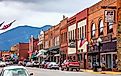 American town - Red Lodge, Montana