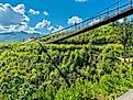 Beautiful Sky Bridge in Gatlinburg, Tennessee with Mountains and Nature. Credit: g.hanna6/Shutterstock.com