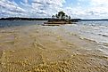 Beautiful islands in Sam Rayburn reservoir in Texas.