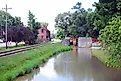 Whitewater Canal in Metamora, Indiana.