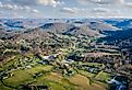 Overlooking Berea, Kentucky.