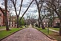 The University of Montevallo campus in Montevallo, Alabama. Editorial credit: Tiago Pestana / Shutterstock.com.