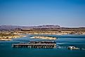 A concrete gravity dam in Elephant Butte, New Mexico