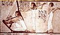 Ancient Egyptians playing music. In Wikipedia. https://en.wikipedia.org/wiki/Egypt By Brenda Williams - Ancient Egyptian Homes. Capstone Classroom. ISBN 978-1-4034-0514-2., Public Domain, https://commons.wikimedia.org/w/index.php?curid=114775043