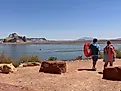 Swimmers at Lake Powell in Arizona. Editorial Credit: Lissandra Melo, Shutterstock.com