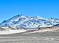 Panoramic view of Ojos del Salado Chile