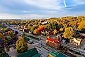 Fall colors in Hermann, Missouri.