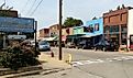 Main Street in Hardy, Arkansas. Image credit: Skullrik via Wikimedia Commons.