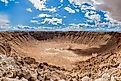 Meteor Crater in Winslow, Arizona, USA