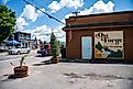 Downtown Old Forge, New York, is a great place for biking. Editorial credit: KMarsh / Shutterstock.com.