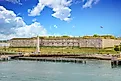 Fort Independence in Boston, Massachusetts.