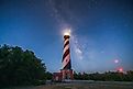 The Cape Hatteras Lighthouse located in the Outer Banks of North Carolina takes first for the tallest lighthouse in the USA. Credit: Sean Pavone/ Shutterstock.com