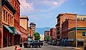 Downtown Butte, Montana, with charming historic buildings.