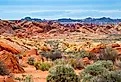 Valley of Fire State Park in the Mojave Desert near Las Vegas, Nevada. 