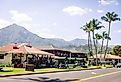 Downtown Hanalei, a beautiful town on the North Shore of the island of Kauai, Hawaii. Editorial credit: bluestork / Shutterstock.com